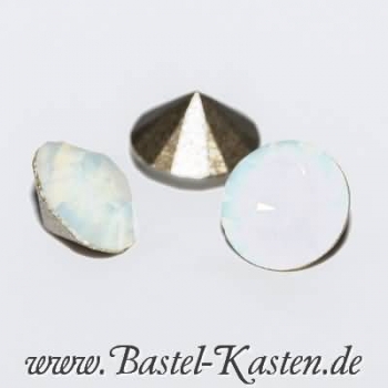 Swarovski Round Stone 1028 8mm white opal (1 Stück)