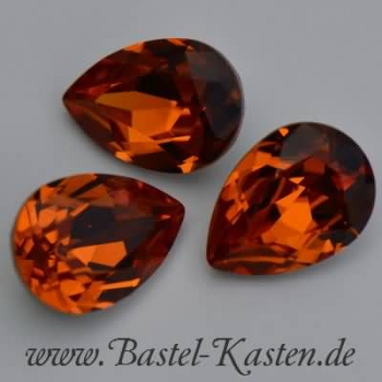 Preview: Swarovski Pearshape 4320 - 14x10 mm tangerine (1 Stück)
