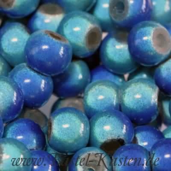 Miracle Beads blau-türkis 6 mm  (30 Stück)