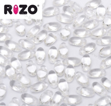 Rizo Beads 2,5 x 6 mm crystal (10 Gramm)