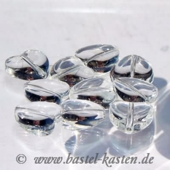 Glasherzen 10mm crystal (10 Stück)