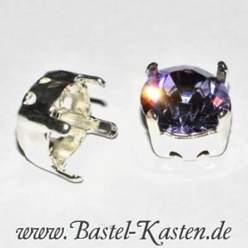 Preview: Aufnähkessel für Swarovski Chaton 1028 und 1122  8mm  altkupfer (1 Stück)