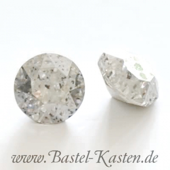 Swarovski Round Stone 1088 6mm Crystal Silver Patina (1 Stück)