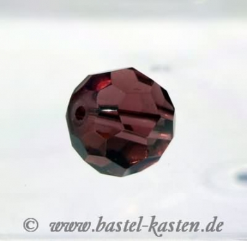 Glasschliffperlen amethyst 12mm (10 Stück)