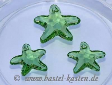 Preview: Swarovski Starfish-Pendant 6721 peridot 16 mm (1 Stück)