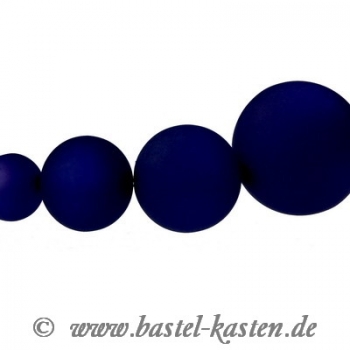 Polaris-Perle Kugel 16 mm matt dunkelblau (1 Stück)