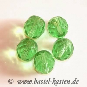 Feuerpolierte Perle 10mm green peridot (5 Stück)