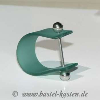 Preview: PVC-Band dunkelgrün 6mm (ca. 8cm)