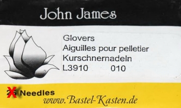 Perlnadel John James Glovers Größe 10 (1 Stück)