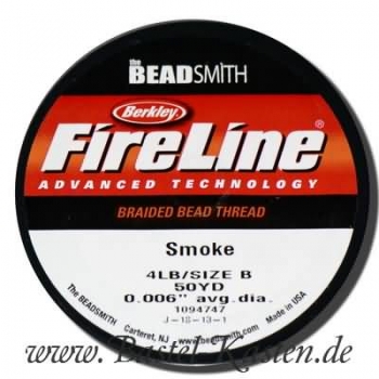 Fireline 4LB Smoke 0,15mm Stärke B (1 Spule - ca. 45 Meter)
