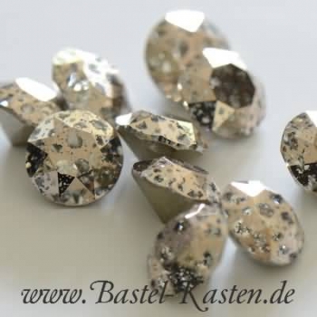 Preview: Swarovski Round Stone 1088 8mm Crystal Rose Patina (1 Stück)