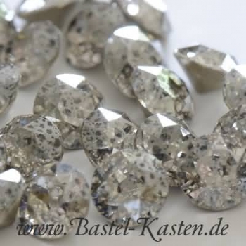 Preview: Swarovski Round Stone 1088 8mm Crystal White Patina (1 Stück)