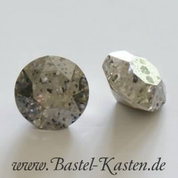 Swarovski Round Stone 1088 8mm Crystal White Patina (1 Stück)