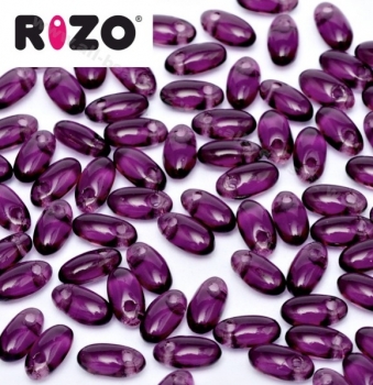 Rizo Beads 2,5 x 6 mm amethyst (10 Gramm)