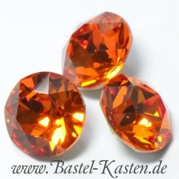 Swarovski Round Stone 1028 8mm tangerine (1 Stück)