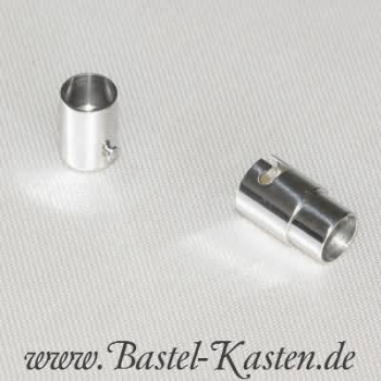 Edelstahl Magnetverschluss mit Bajonett zum Einkleben 17 x 8 mm (1 Stück)
