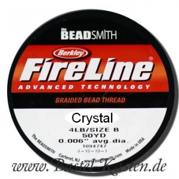 Fireline 4LB Crystal 0,15mm Stärke B (1 Spule - ca. 45 Meter)