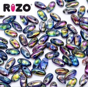 Rizo Beads 2,5 x 6 mm magic blue (10 Gramm)