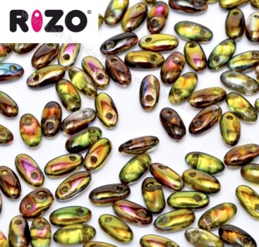 Rizo Beads 2,5 x 6 mm magic green (10 Gramm)