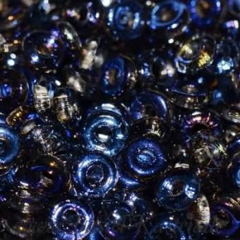 O-Beads 3,8mm x 1mm crystal azuro (5 Gramm)