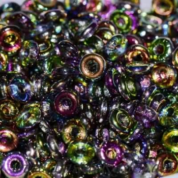 O-Beads 3,8mm x 1mm crystal magic orchid (5 Gramm)