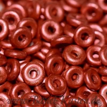 O-Beads 3,8mm x 1mm lava red (5 Gramm)