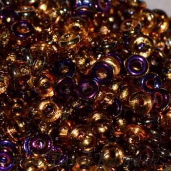 O-Beads 3,8mm x 1mm topaz sliperit (5 Gramm)