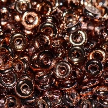 O-Beads 3,8mm x 1mm amethyst capri gold (5 Gramm)