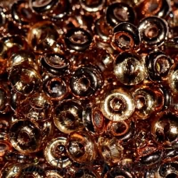 O-Beads 3,8mm x 1mm peridot capri gold (5 Gramm)