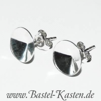 Ohrstecker mit Kessel Rivoli 1122 10 mm Echt Silber (1 Paar)