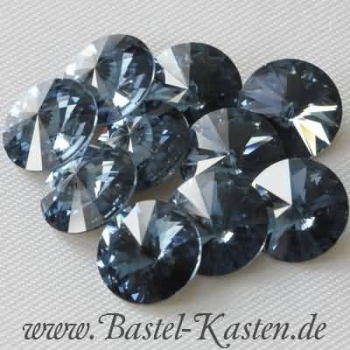 Preview: Swarovski 1122 Rivoli 14mm blue denim (1 Stück)