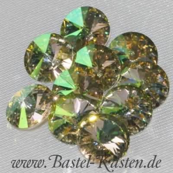 Preview: Swarovski 1122 Rivoli 10mm luminus green (1 Stück)