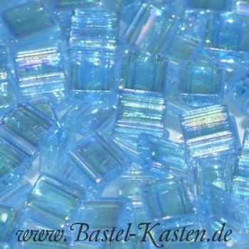 TL-0260 Miyuki Tila Beads transparent irisierend aqua (ca. 5 Gramm)