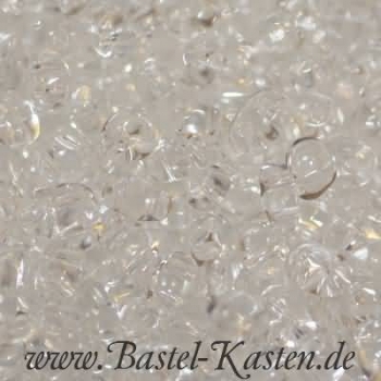 Twin Beads 4 mm x 2,5 mm crystal (10 Gramm)
