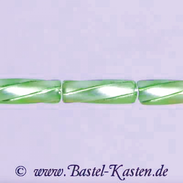 Glasstifte gedreht ca. 3,5mm x 10mm hellgrün (ca. 15 g)