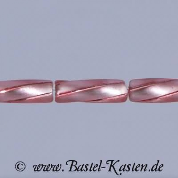 Glasstifte gedreht ca. 3,5mm x 10mm rosa (ca. 15 g)