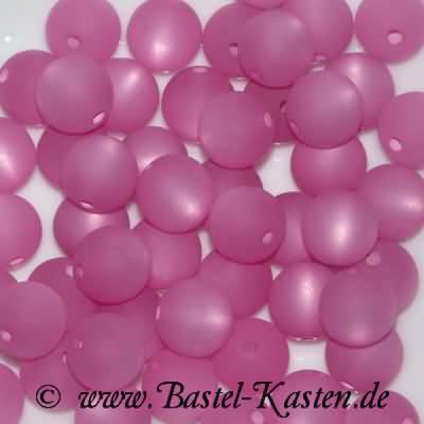 Polaris-Perle Kugel 10mm matt pink (1 Stück)