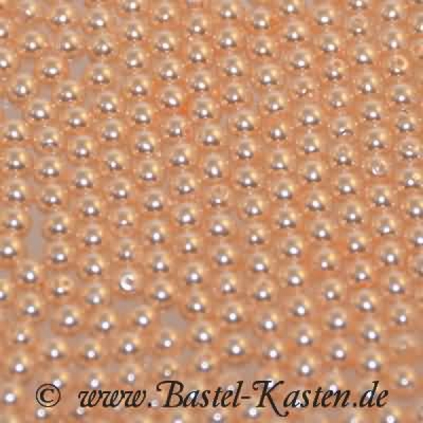 Glaswachsperlen Renaissance 4 mm apricot glänzend (50 Stück)