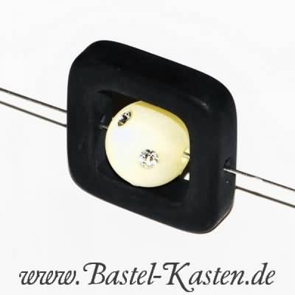 Polaris-Viereck schwarz 20x20mm (1 Stück)