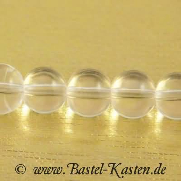 Glasperlen  6mm  kristall (20 Stück)