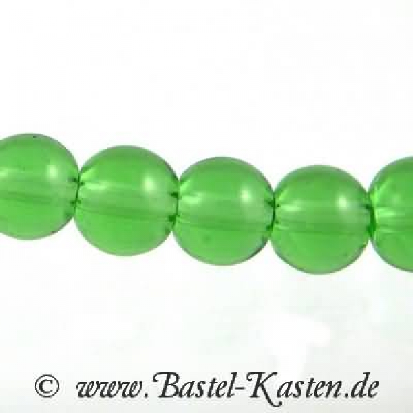 Glasperlen  6mm  grün (20 Stück)