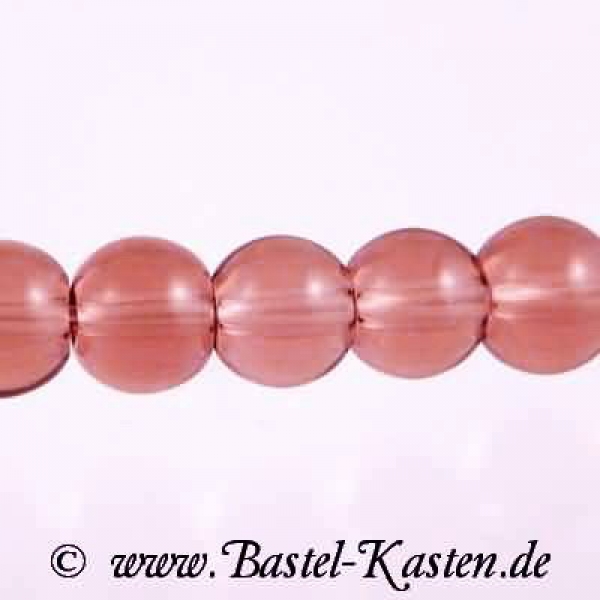 Glasperlen  6mm  amethyst (20 Stück)