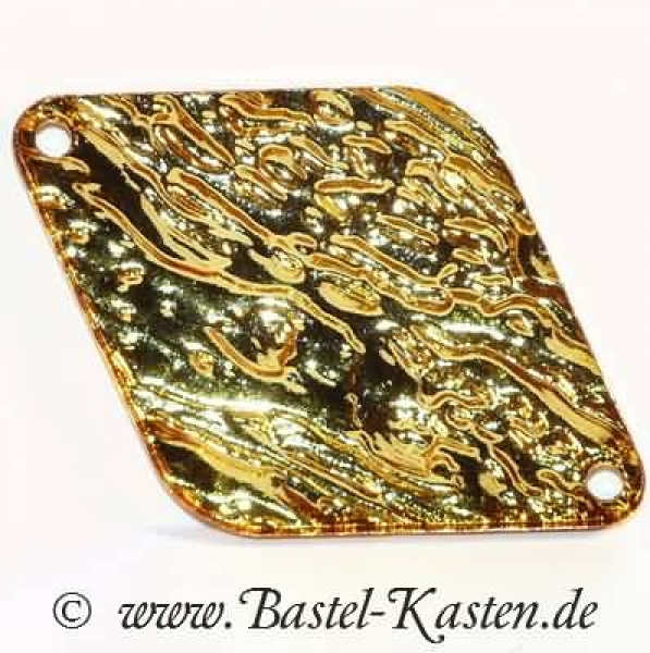 Acryl-Raute groß gelb ca.  45 x 30mm 1 Stück