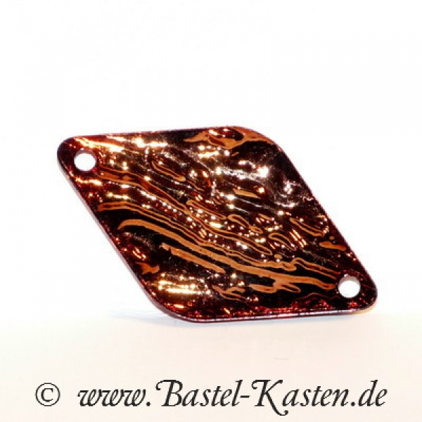 Acryl-Raute klein braun ca. 35 x 20 mm 1 Stück