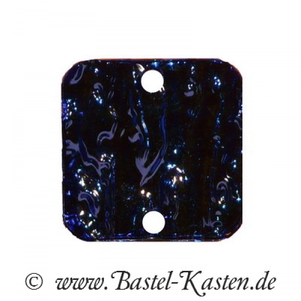 Acryl-Quadrat klein blau ca. 20 x 20 mm 1 Stück