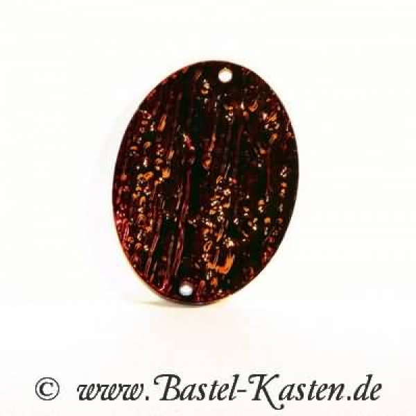 Acryl-Oval klein braun ca. 25 x 18 mm 1 Stück