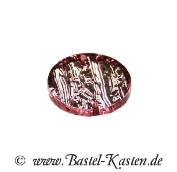 Acryl-Oval klein rose ca. 25 x 18 mm 1 Stück