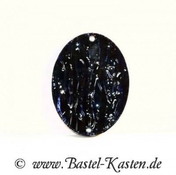 Acryl-Oval groß blau ca. 40 x 30mm 1 Stück