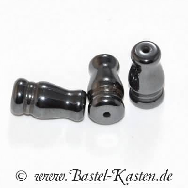 Hämatit Pfeffermühlenform  ca. 15 x 8mm (1 Stück)