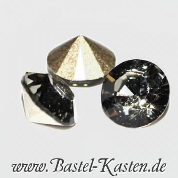 Swarovski Round Stone 1028 6mm black diamond (1 Stück)